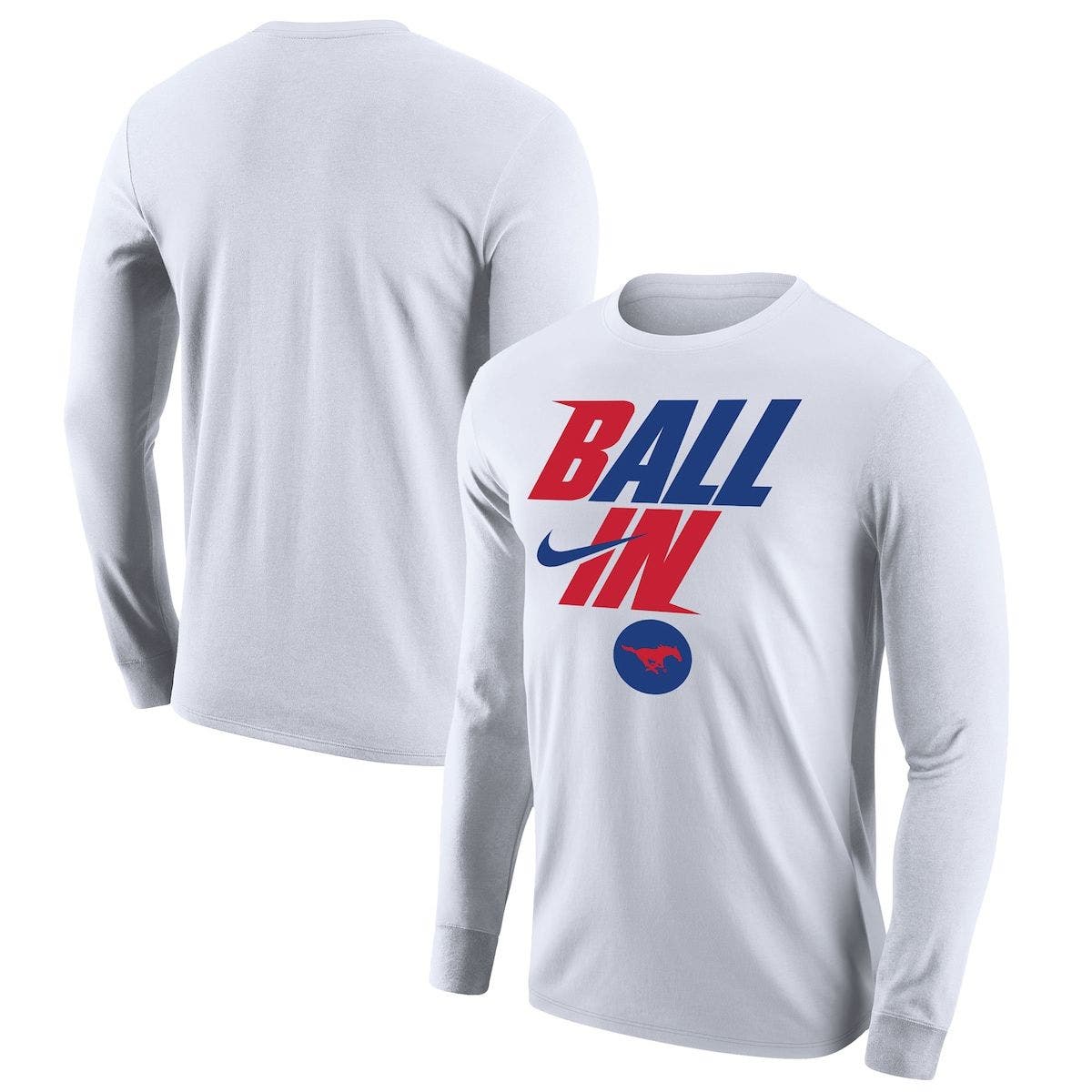 Nike Men's Nike White SMU Mustangs 