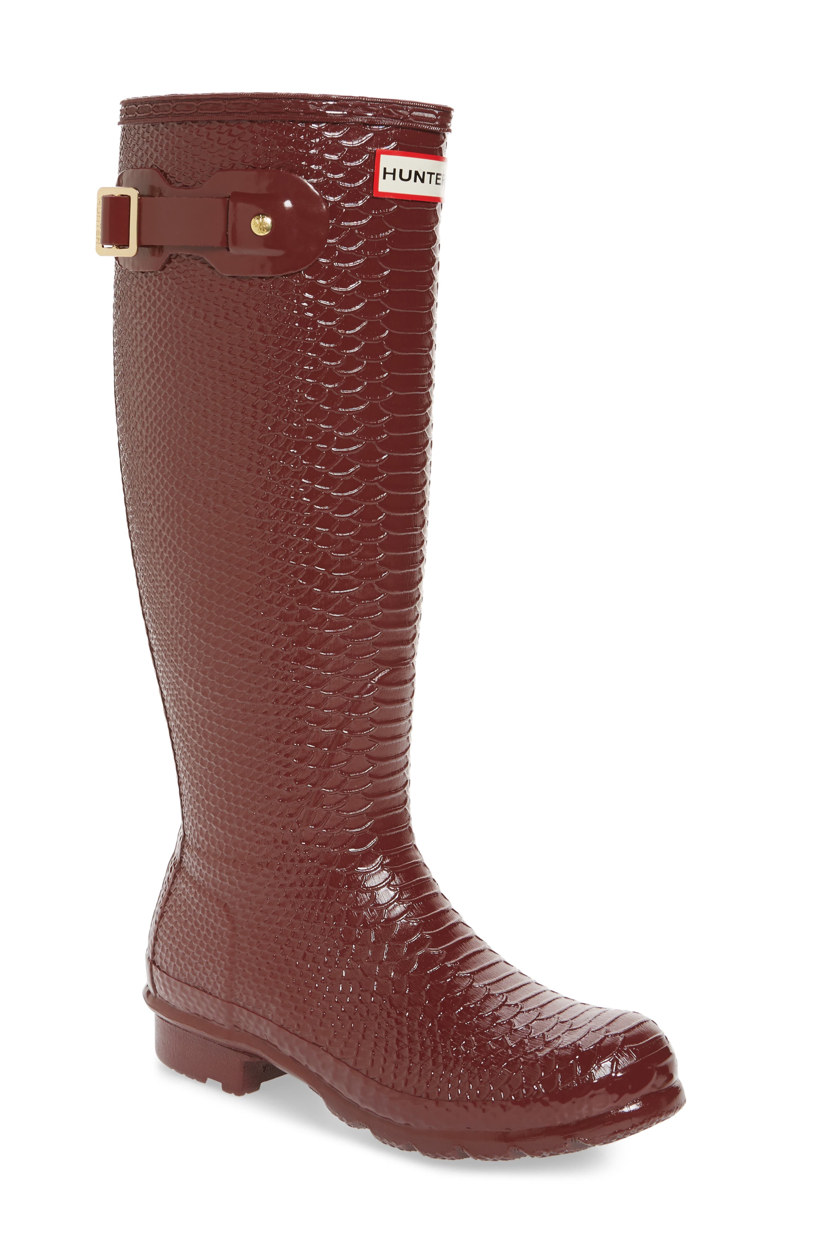 hunter crocodile rain boots