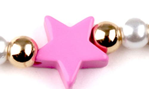 Charm It !® Kids' Beaded Star Bracelet In Gold Multi