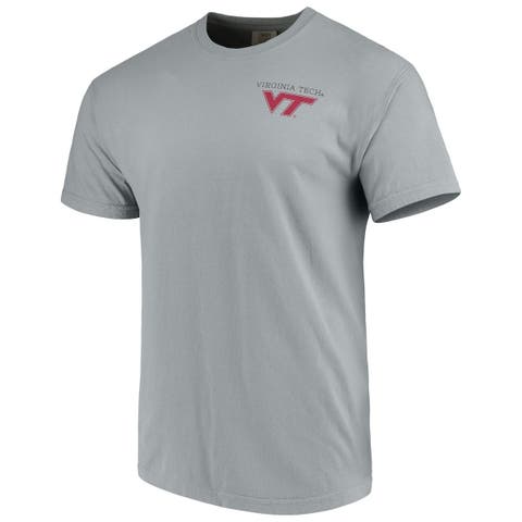 Men's Gray Virginia Tech Hokies Team Comfort Colors Campus Scenery T-Shirt