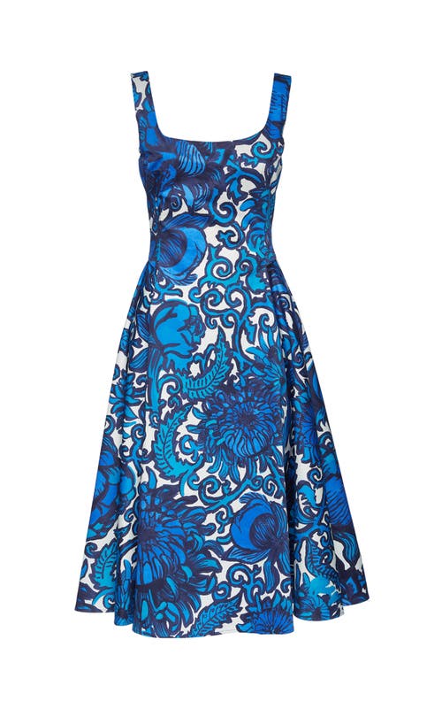 La Doublej Sophia Dress In Anemone Blue
