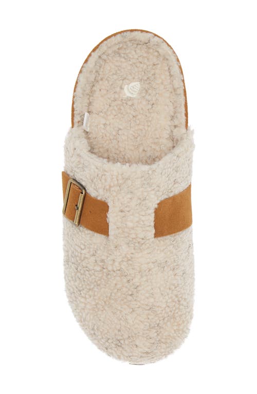Acorn Ela Recycled Berber Scuff Slipper In Natural