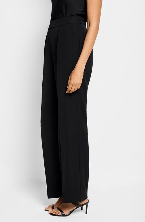 Shop Nic + Zoe Nic+zoe Social Edit Wide Leg Pants In Black Onyx