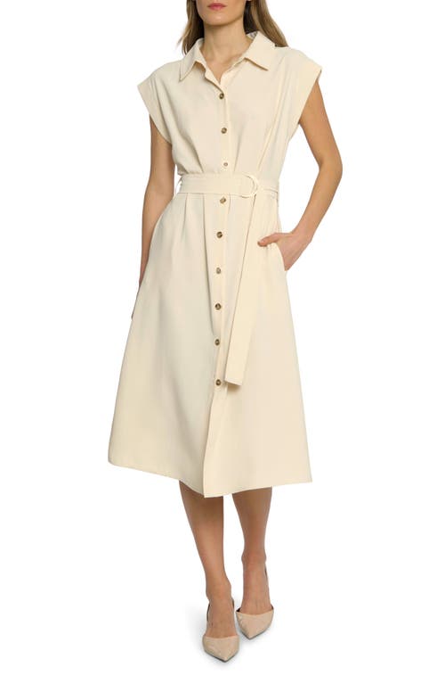 Luxely Marigold Belted Midi Shirtdress at Nordstrom,