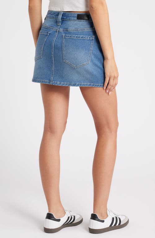 PTCL PTCL RHINESTONE DENIM MINISKIRT