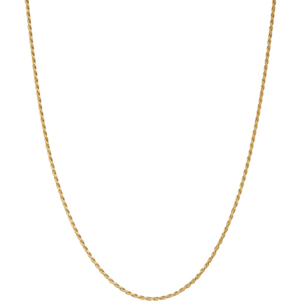 Fzn Rope Chain Necklace In Gold