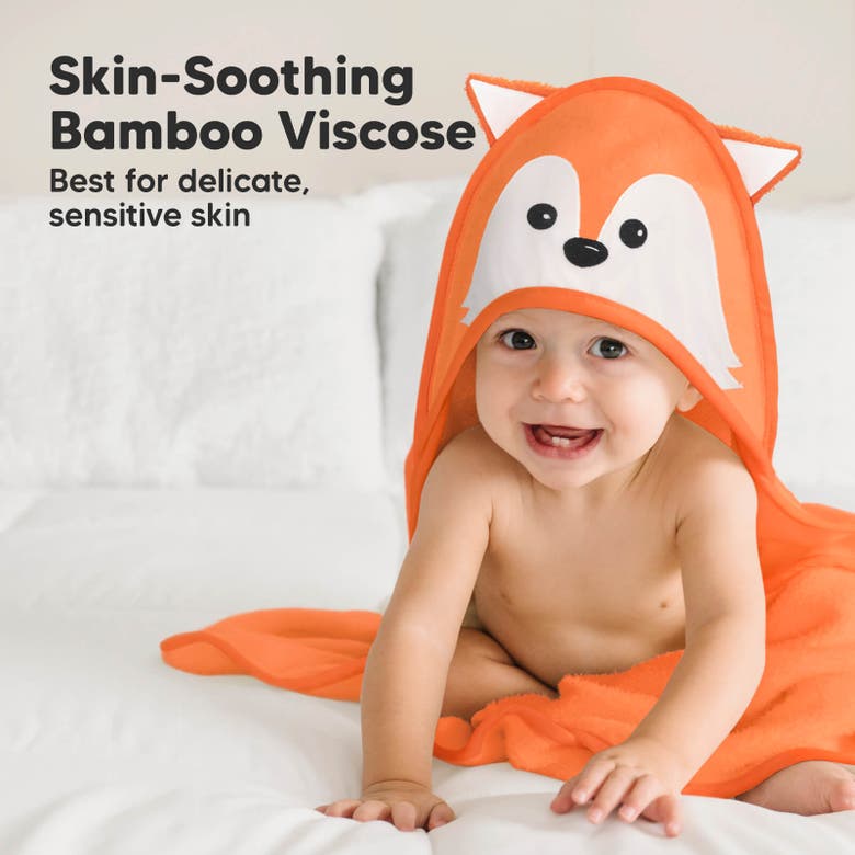 Shop Keababies Cuddle Baby Hooded Towel In Fox