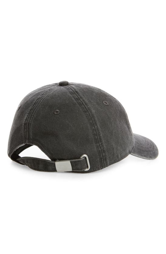 Shop The Accessory Collective Kids' Washed Cotton Baseball Cap In Black