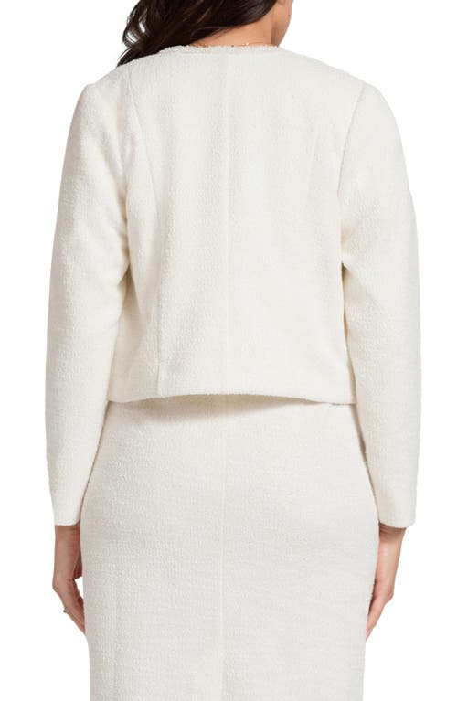 SERAPHINE SERAPHINE CROP TWEED MATERNITY BLAZER