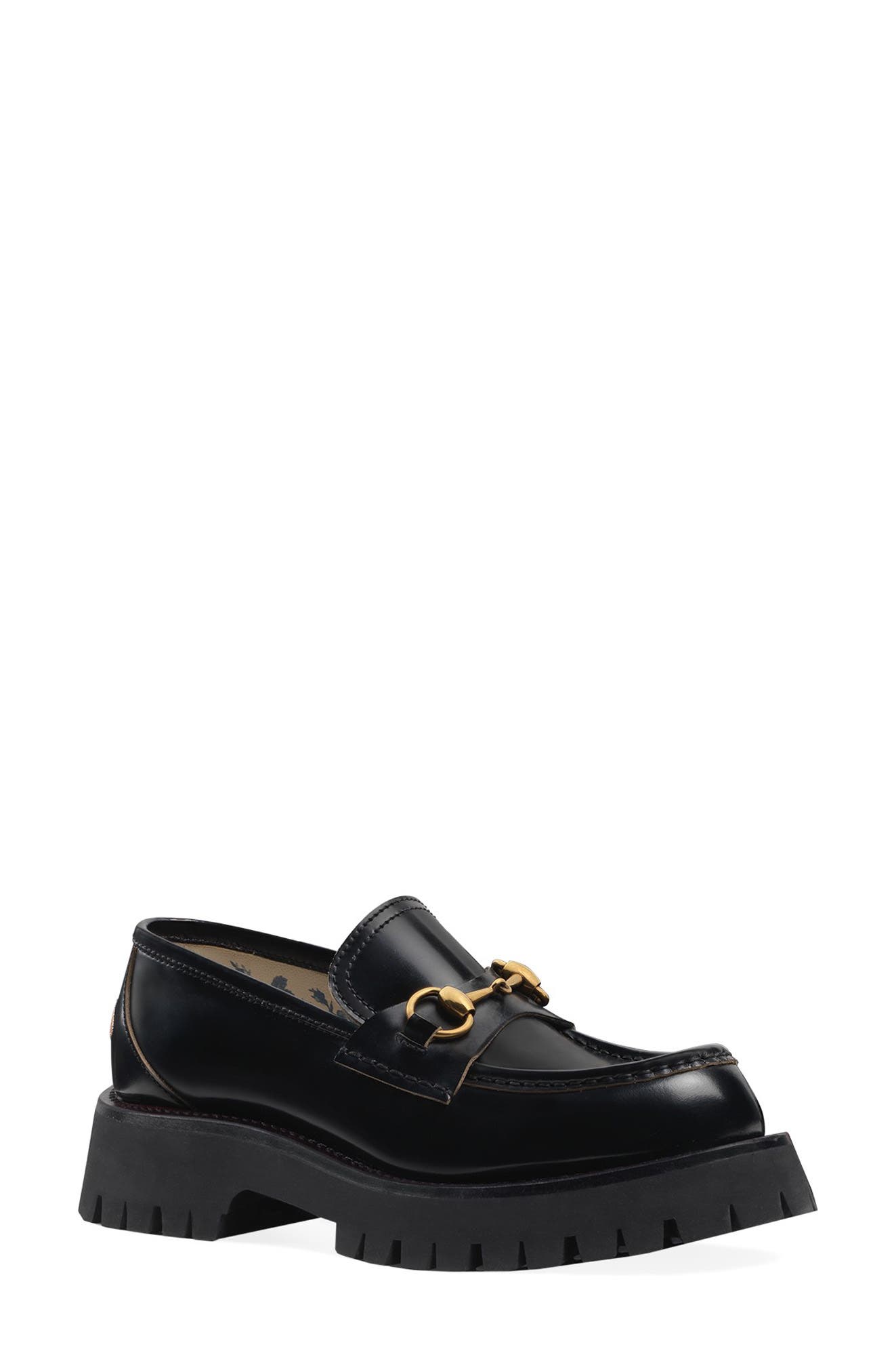 gucci women's horsebit platform loafers