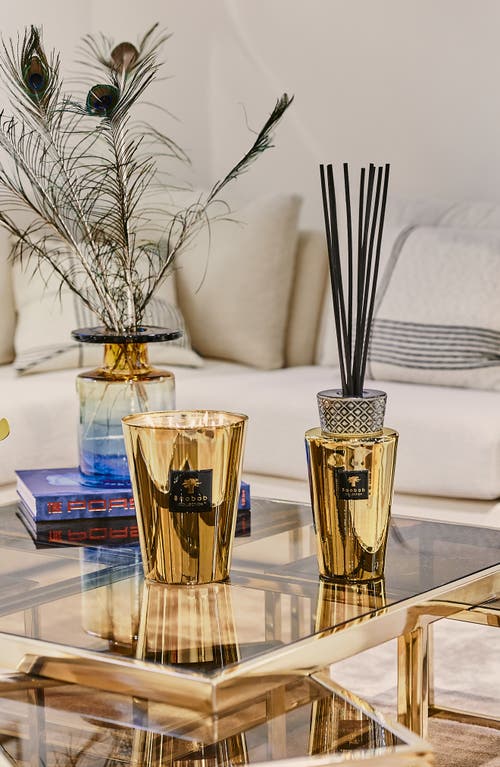 Baobab Collection Totem Aurum Mini Luxury Fragrance Diffuser In Shiny Gold