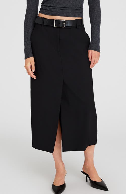 Shop Club Monaco Midi Suit Skirt In Black