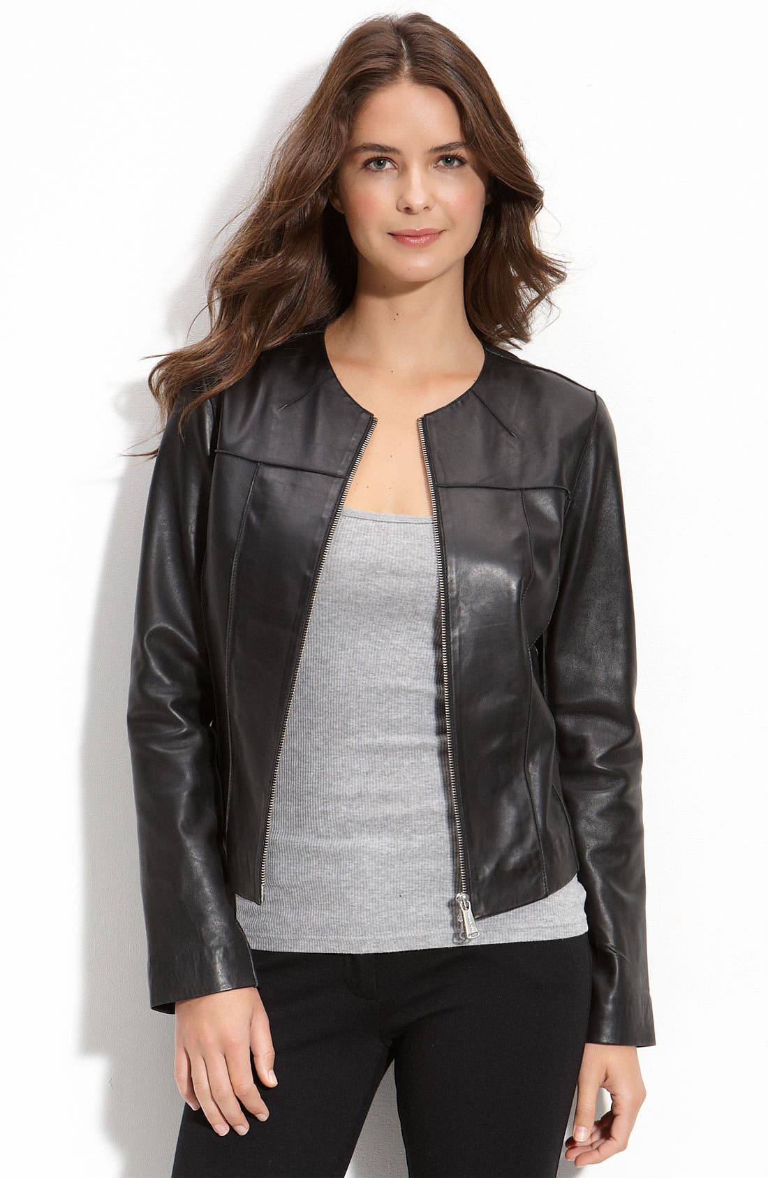 michael kors scuba leather jacket