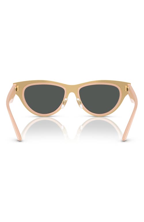Versace 52mm Cat Eye Sunglasses In Beige