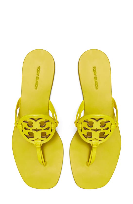 Tory Burch Miller Square Toe Thong Sandal In Summer Yuzu | ModeSens