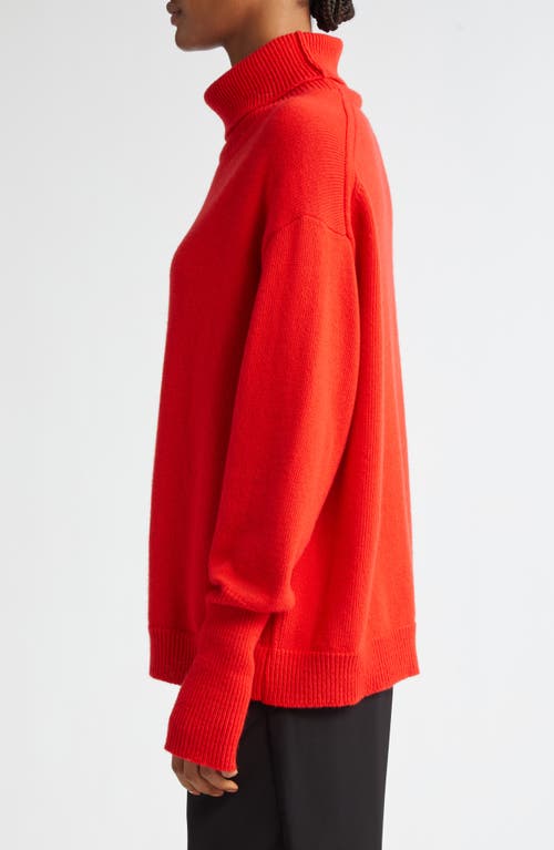 Shop Bite Studios Wool Turtleneck Sweater In Scarlet