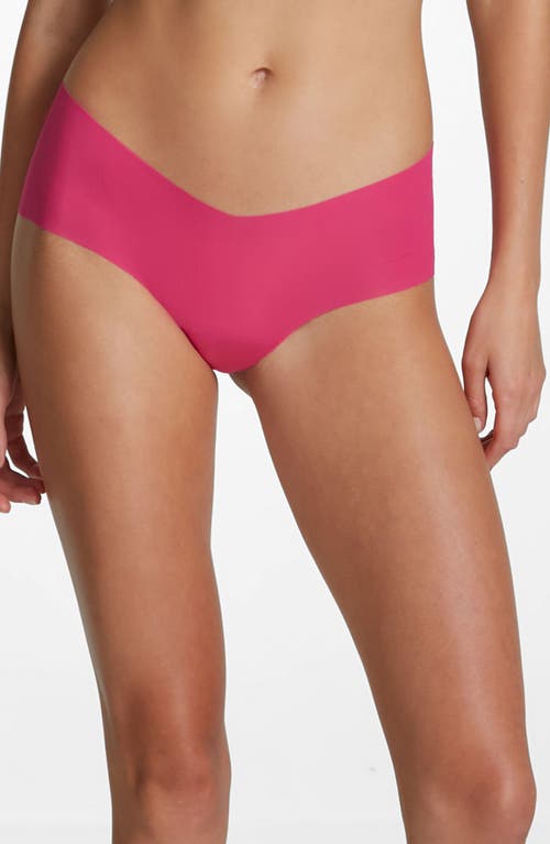 Commando Invisible Rib Thong In  Pink