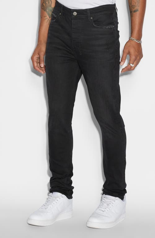 Shop Ksubi Chitch Apex Krystal Slim Fit Jeans In Black