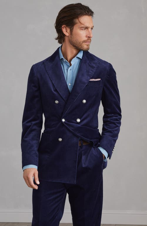 Shop Brunello Cucinelli Uconstructed Blazer In Blue