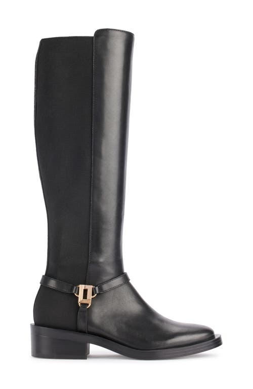 Shop Karl Lagerfeld Paris Verill Knee High Boot In Black