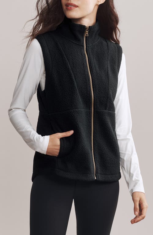 Rhone Aloft Fleece Vest in Black 