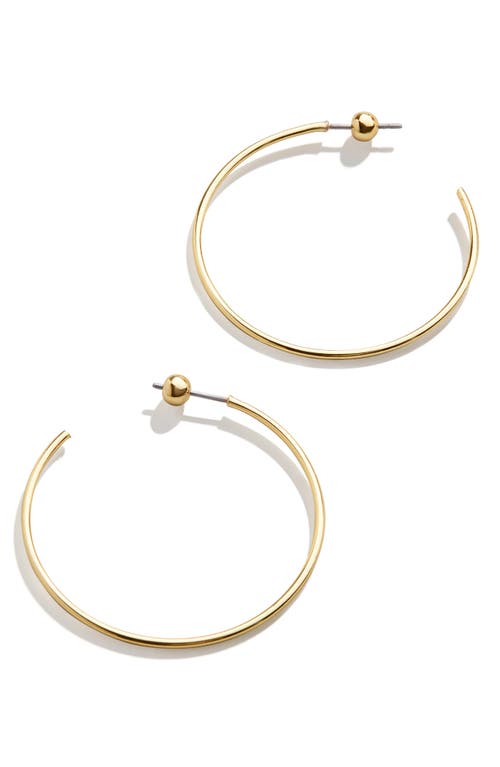 Dalilah Hoop Earrings in Gold Med