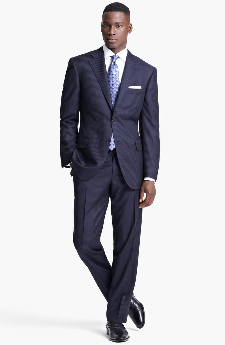 Canali Classic Fit Stripe Suit | Nordstrom