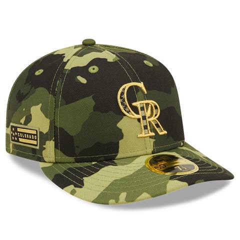 Men's Miami Marlins New Era Camo 2022 Armed Forces Day On-Field 59FIFTY  Fitted Hat