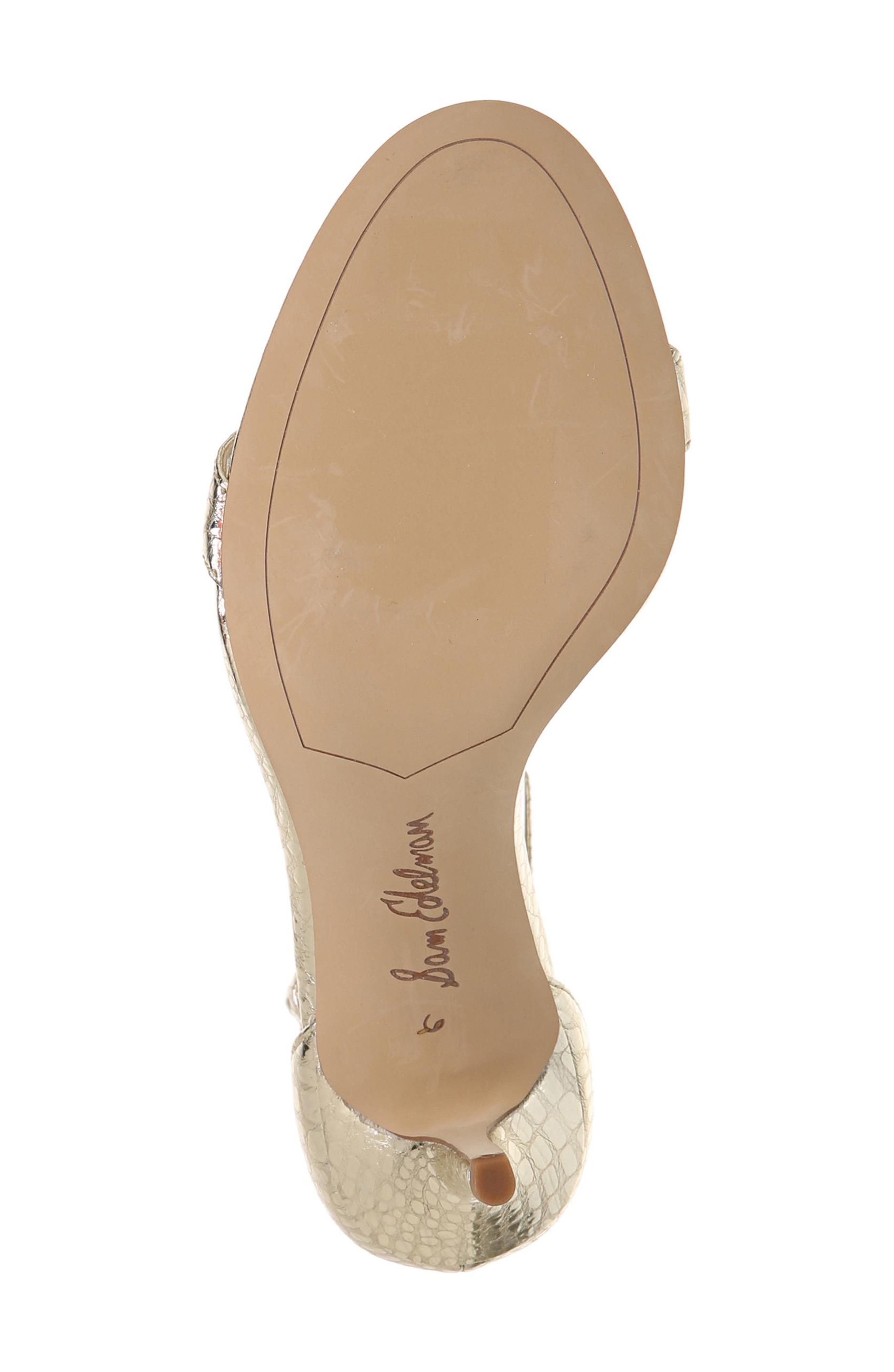 SAM EDELMAN,
                            'Patti' Ankle Strap Sandal,
                            Alternate thumbnail 149, color,
                            909