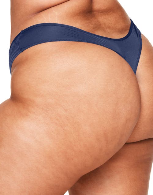 Shop Adore Me Amellia Thong Panties In Dark Blue