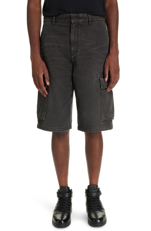 Givenchy Cargo Denim Shorts Black at Nordstrom, Us