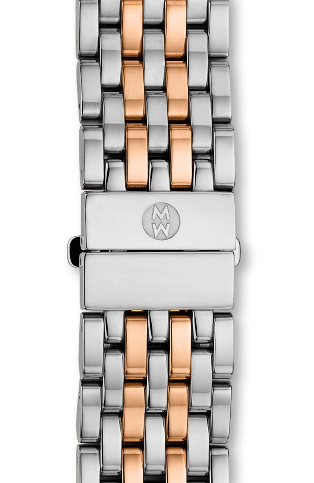 MICHELE 'CSX' 18mm TwoTone Bracelet Watchband Nordstrom