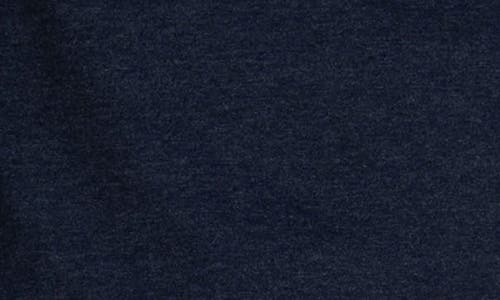 Unsimply Stitched Raglan Pullover Hoodie In Heather Navy Red