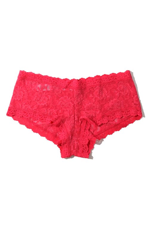 Shop Hanky Panky Signature Lace Boyshorts In Coral