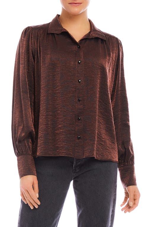 FIFTEEN TWENTY FIFTEEN TWENTY SIENNA LONG SLEEVE BUTTON-UP SHIRT