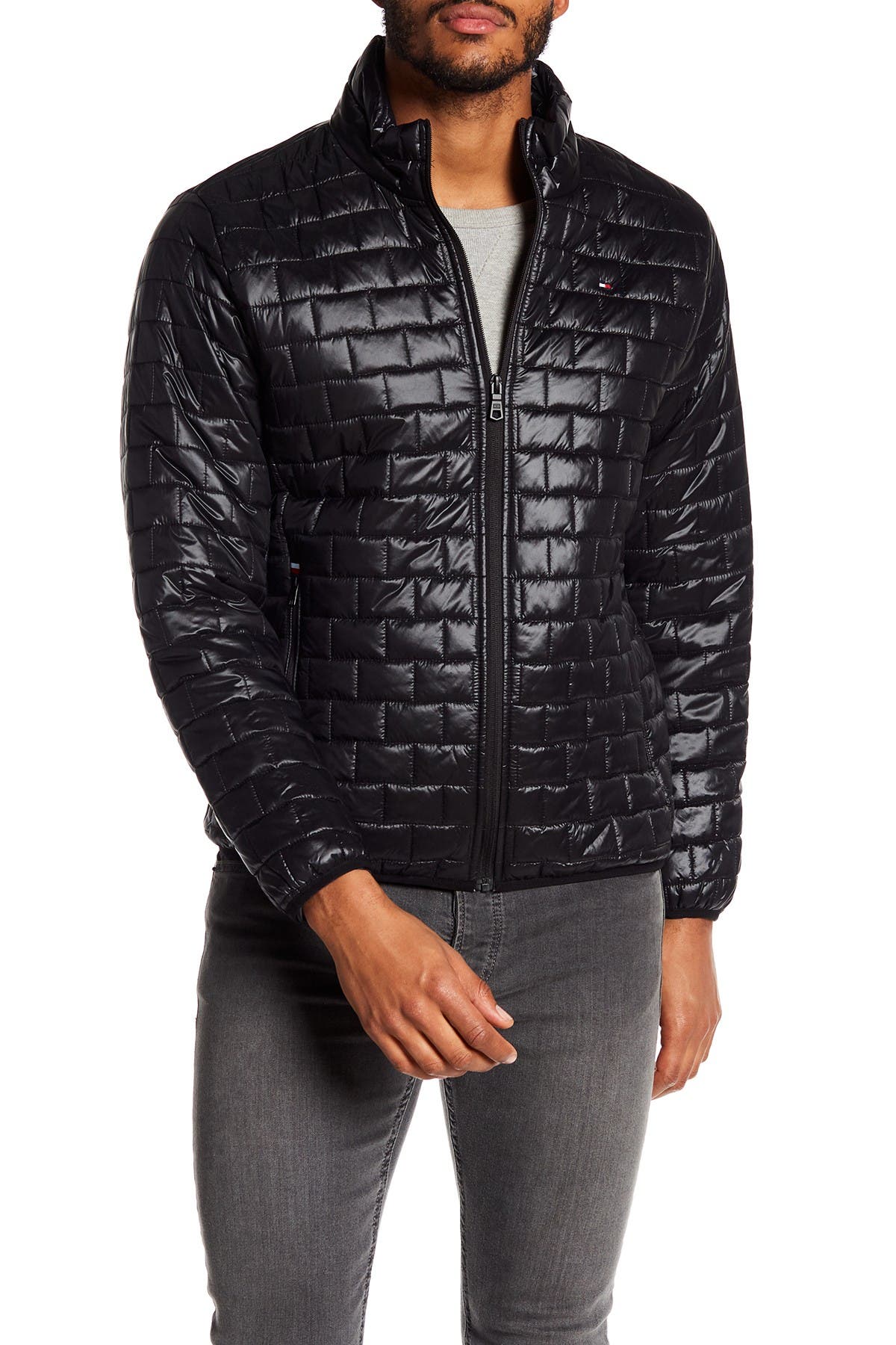 Box Quilted Packable Puffer Jacket 