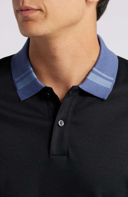 Hugo Boss Boss Phillipson Slim Fit Polo In Black