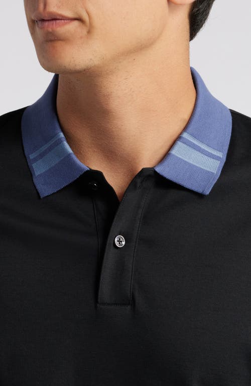 Shop Hugo Boss Boss Phillipson Slim Fit Polo In Black