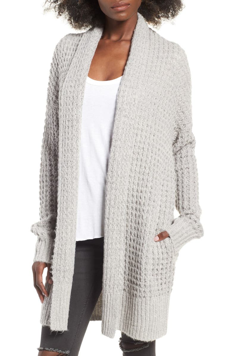 Leith Waffle Knit Cardigan | Nordstrom