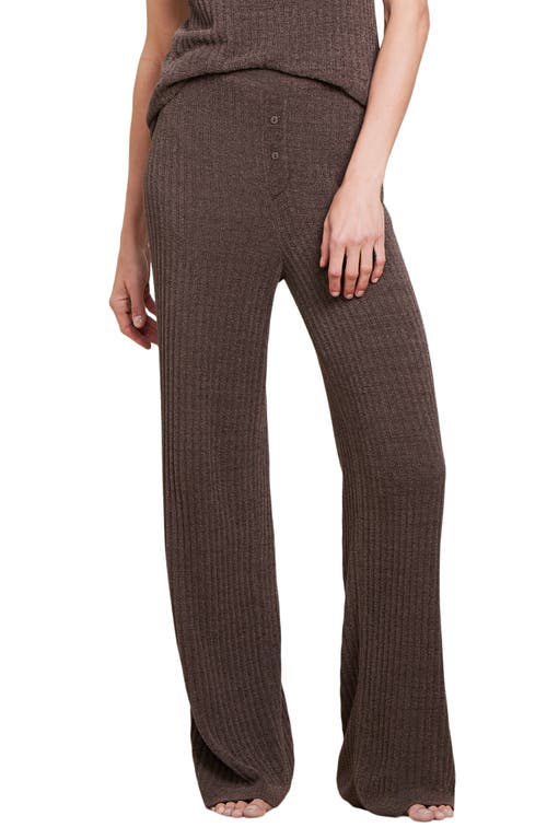 Shop Barefoot Dreams Cozychic® Ultra Lite® Rib Lounge Pants In Java