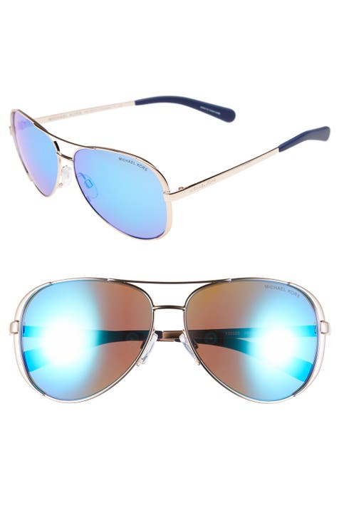 Women's Blue Aviator Sunglasses | Nordstrom