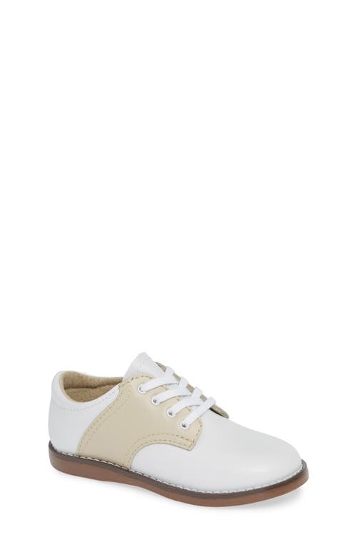 Shop Footmates Cheer Oxford In White/ecru