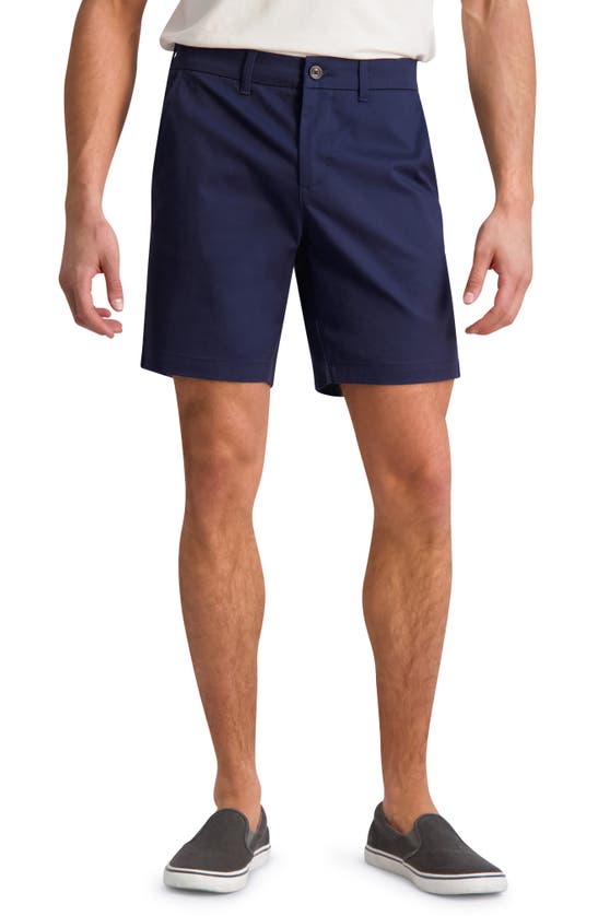 Ben Sherman Stretch Cotton Chino Shorts In Navy Blazer