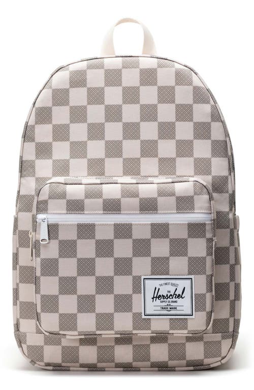 Shop Herschel Supply Co . Pop Quiz Checkerboard Backpack In Checkered Textile