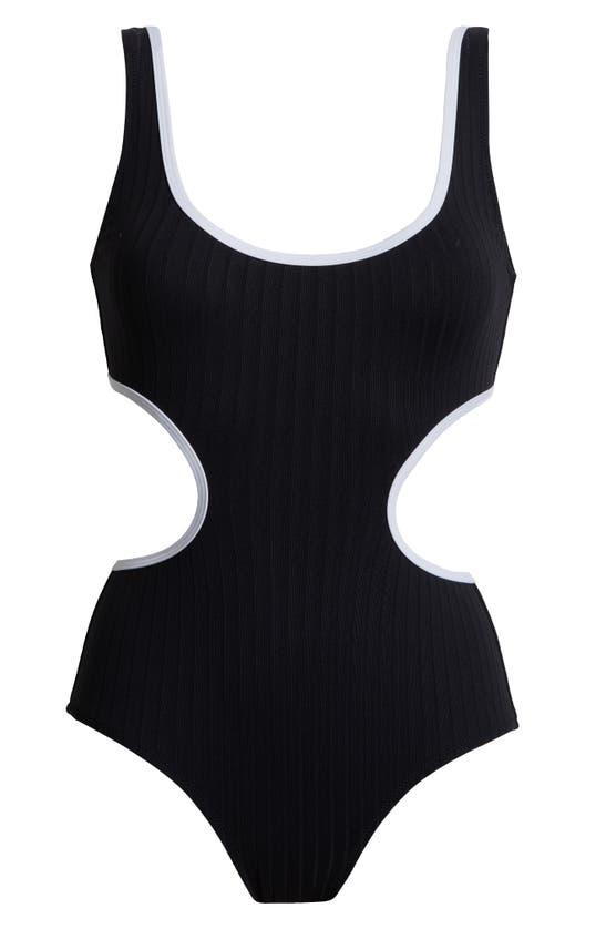 Solid & Striped The Sarah One Piece In Blackout