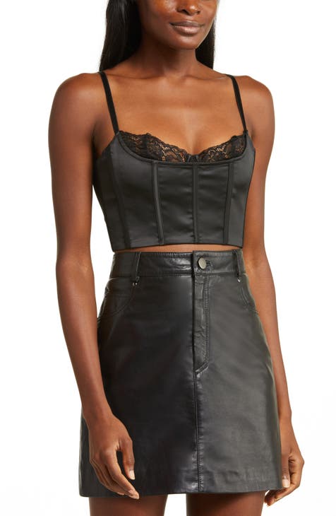 Off White Lace Up Detail Faux Leather Corset Belt – Style Heist