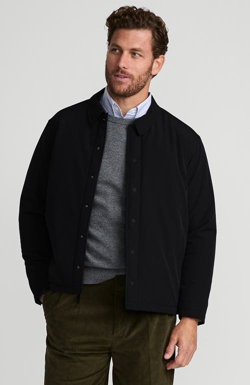 Shop Lands' End Insulated Commuter Shirt Jacket In Black