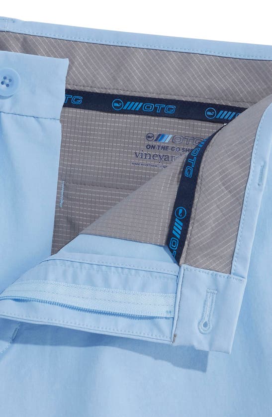 Shop Vineyard Vines On-the-go Water Repellent Shorts In Jake Blue
