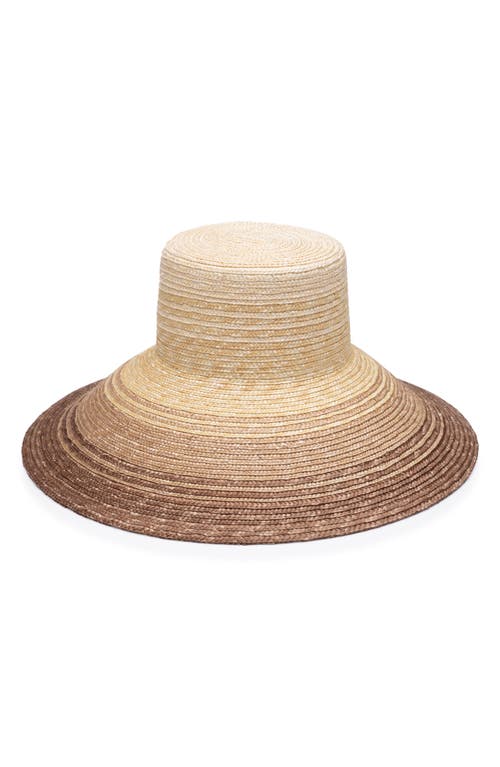 Eugenia Kim Mirabel Straw Hat in Ivory/Natural/Caramel/Fawn