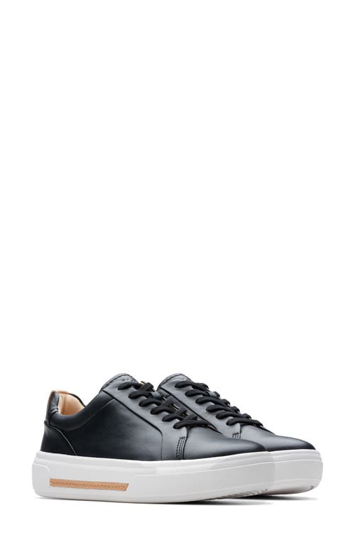 Clarks(r) Hollyhock Walk Sneaker in Black Leather
